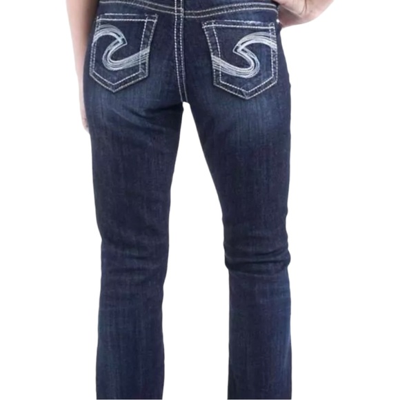 Silver Jeans Natsuki Boot Stretch  Blue Size 29 W29/L31 - Picture 5 of 14